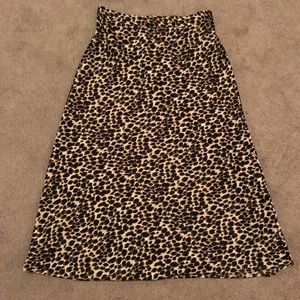 Leopard Print Skirt
